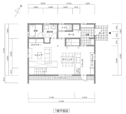 LIFEBOX 間取り事例｜32プラン 7×9 ①